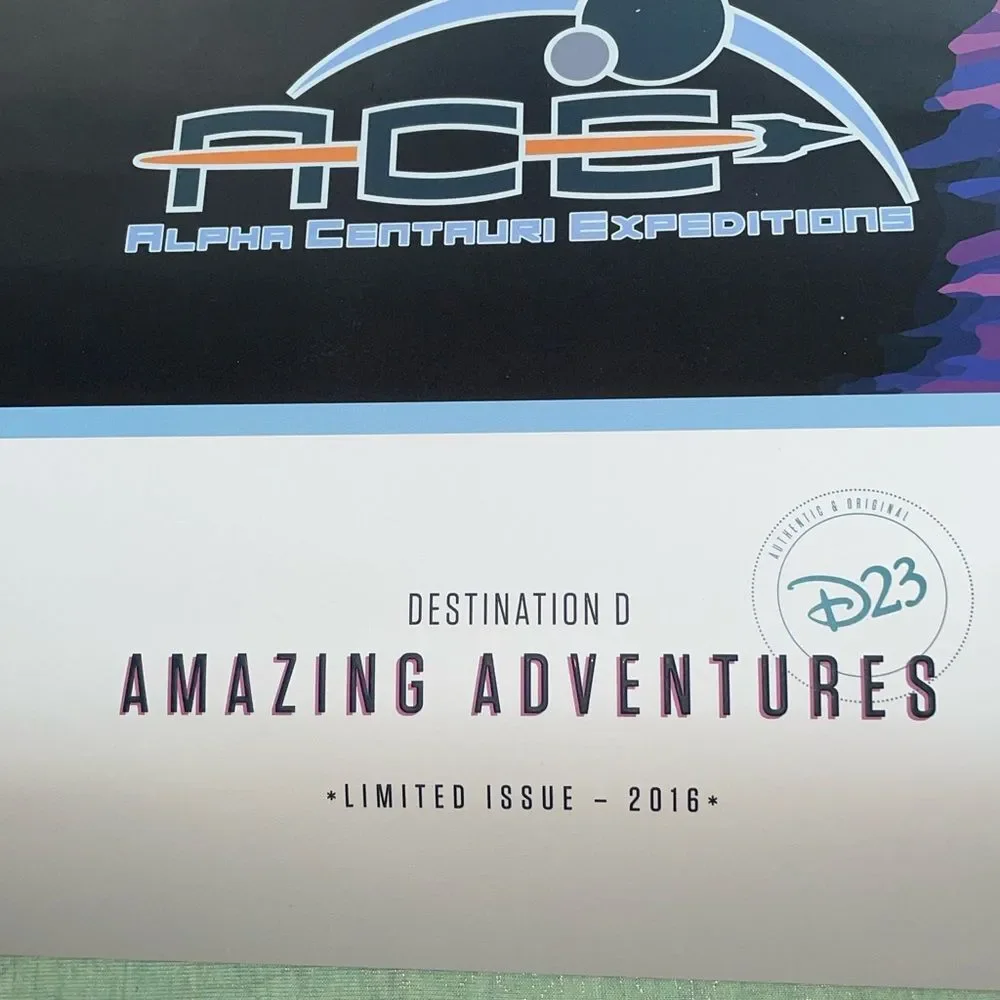 D23 Limited Edition Pandora Posters set of 4 2018 Destination D Amazing Adventur